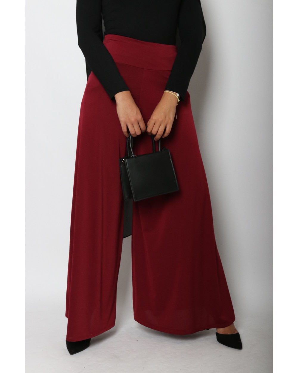 Palazzo pants high waist lycra
