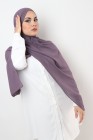 Hijab mousseline rectangle Nissa 175
