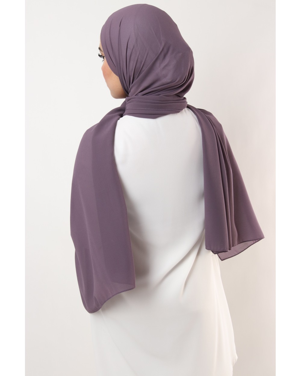 Hijab mousseline rectangle Nissa 175