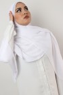 Hijab mousseline rectangle Nissa 175