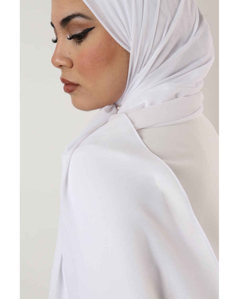 Hijab mousseline rectangle Nissa 175