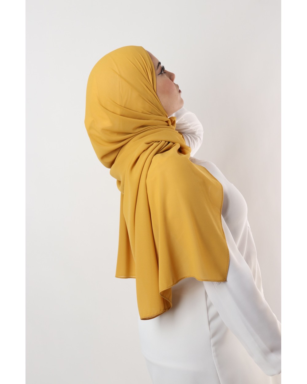 Hijab mousseline rectangle Nissa 175