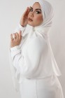 Hijab mousseline rectangle Nissa 175