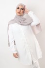Hijab mousseline rectangle Nissa 175