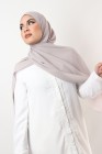 Hijab mousseline rectangle Nissa 175