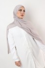 Hijab mousseline rectangle Nissa 175