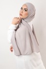Hijab mousseline rectangle Nissa 175