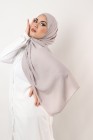 Hijab mousseline rectangle Nissa 175