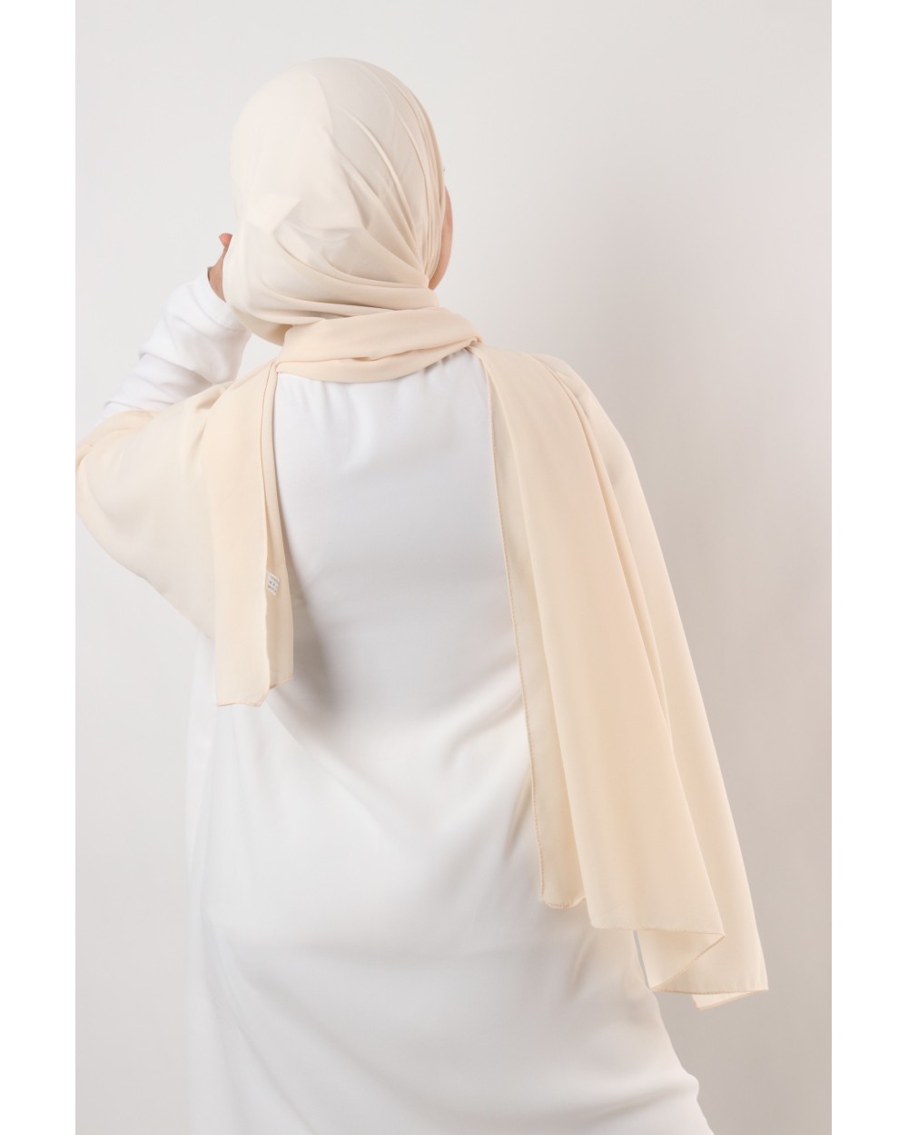 Hijab mousseline rectangle Nissa 175