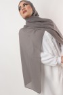 Hijab mousseline rectangle Nissa 175