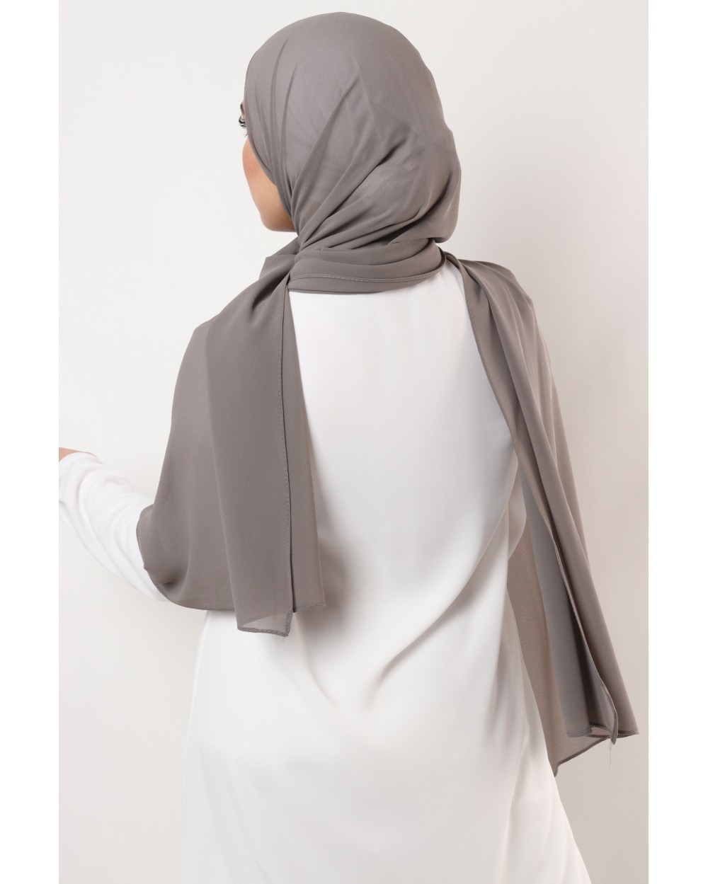 Hijab mousseline rectangle Nissa 175