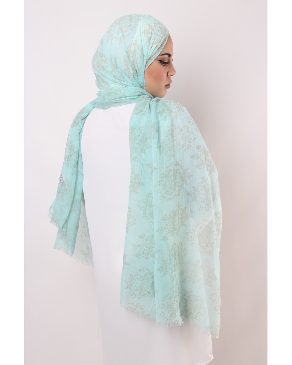 Maxi Châle Pastel Arabesques