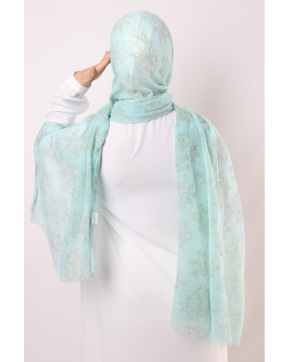 Maxi Châle Pastel Arabesques