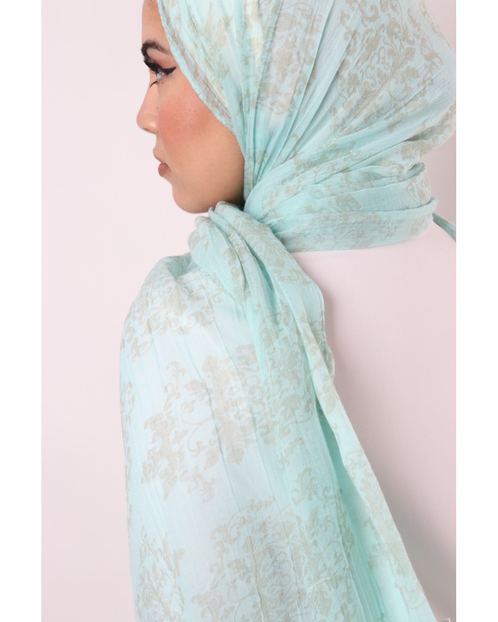 Maxi Châle Pastel Arabesques