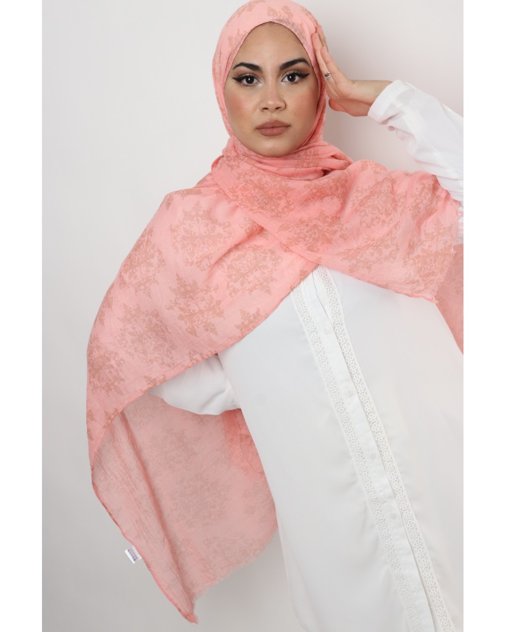 Maxi Châle Pastel Arabesques