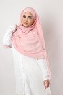 Hijab mousseline carré Nissa 150cm