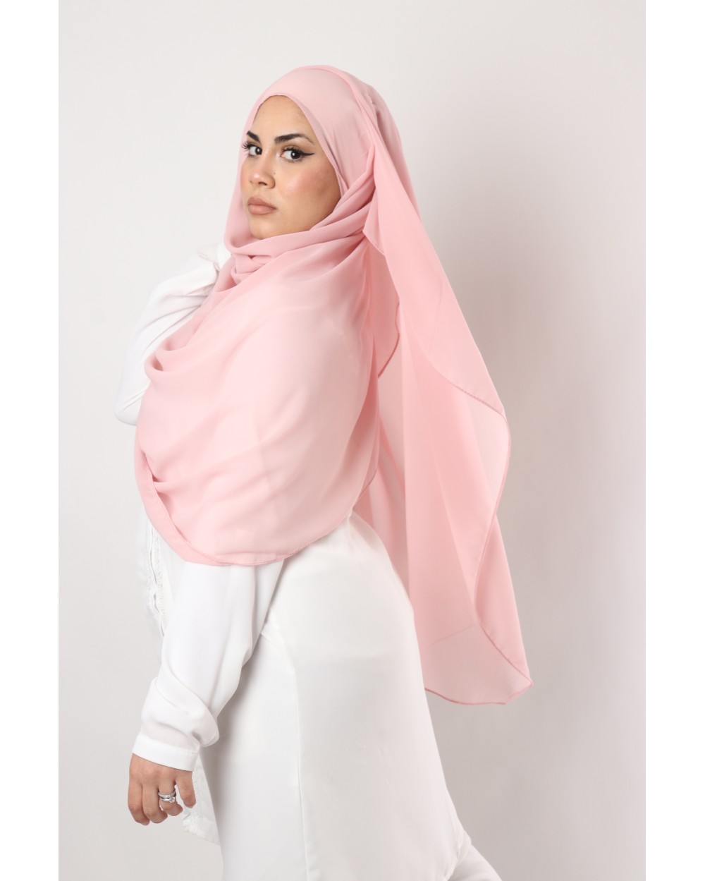 Nissa square chiffon hijab 150cm