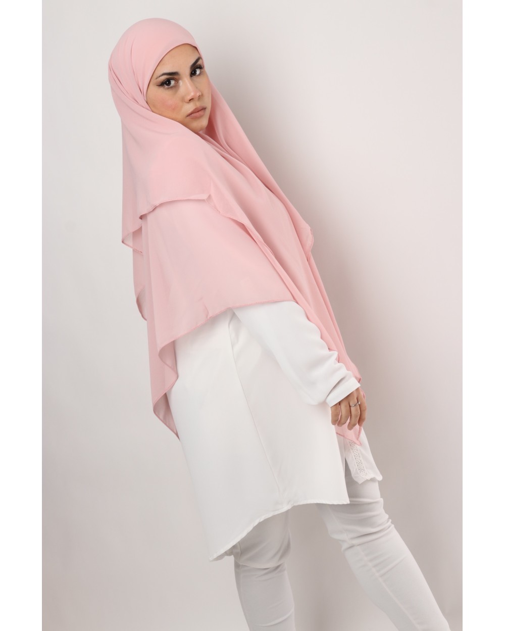 Nissa square chiffon hijab 150cm
