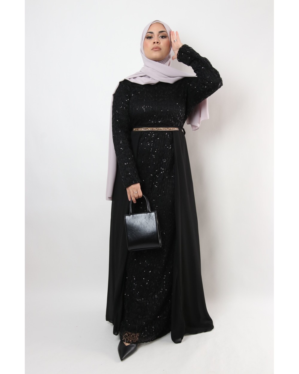 Rahmiye dress with sequin