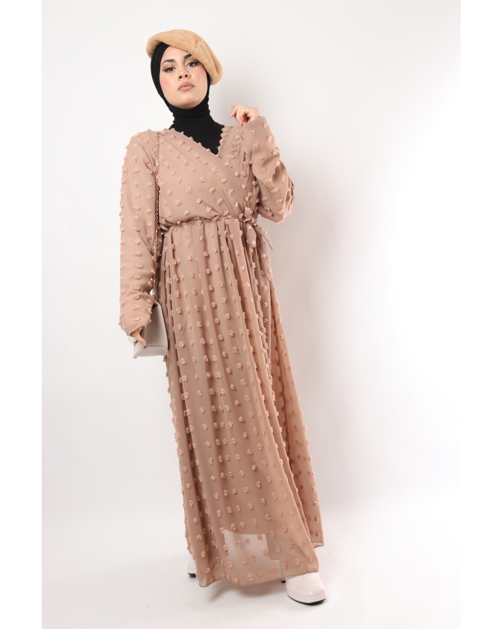 Rama maxi plumetis dress