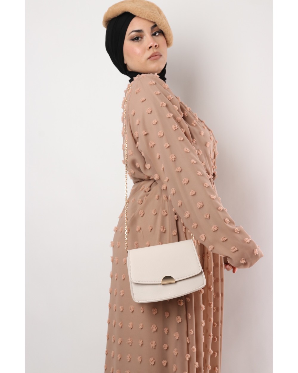 Rama maxi plumetis dress