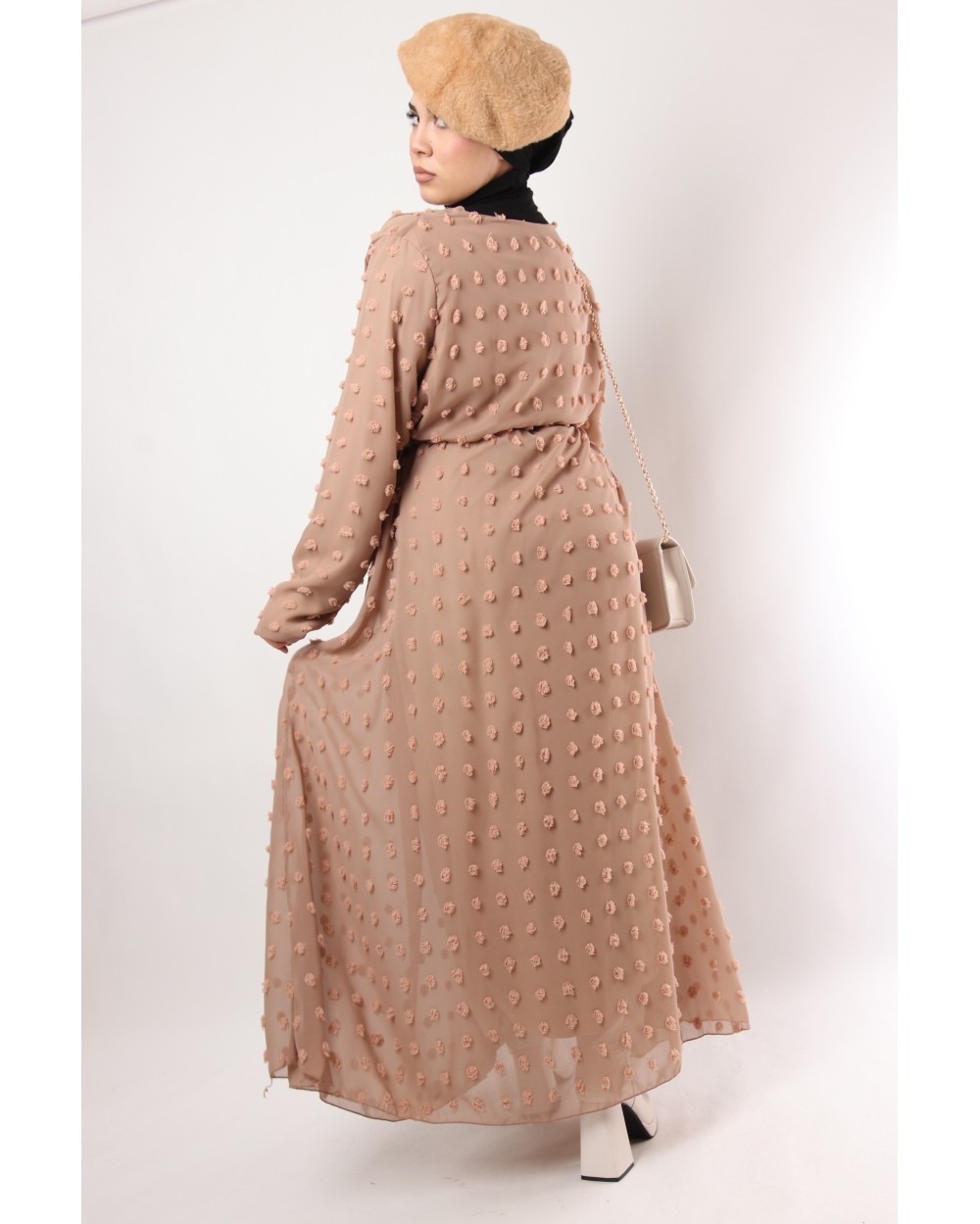 Rama maxi plumetis dress