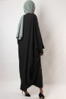 Aziria zipped butterfly abaya