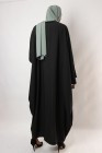 Aziria zipped butterfly abaya