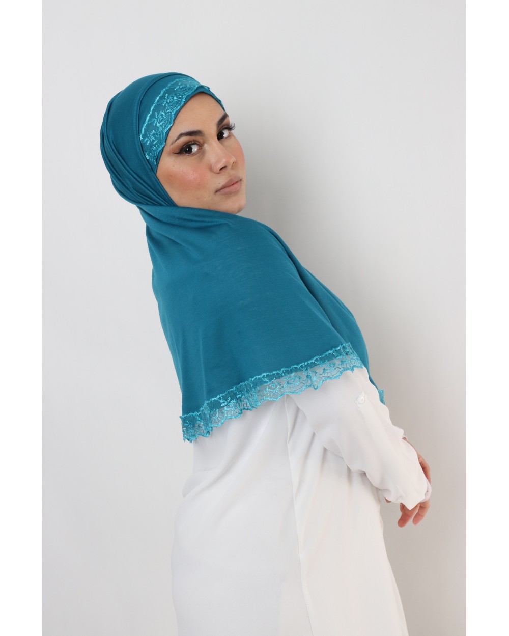 Hijab 2 pieces Lace