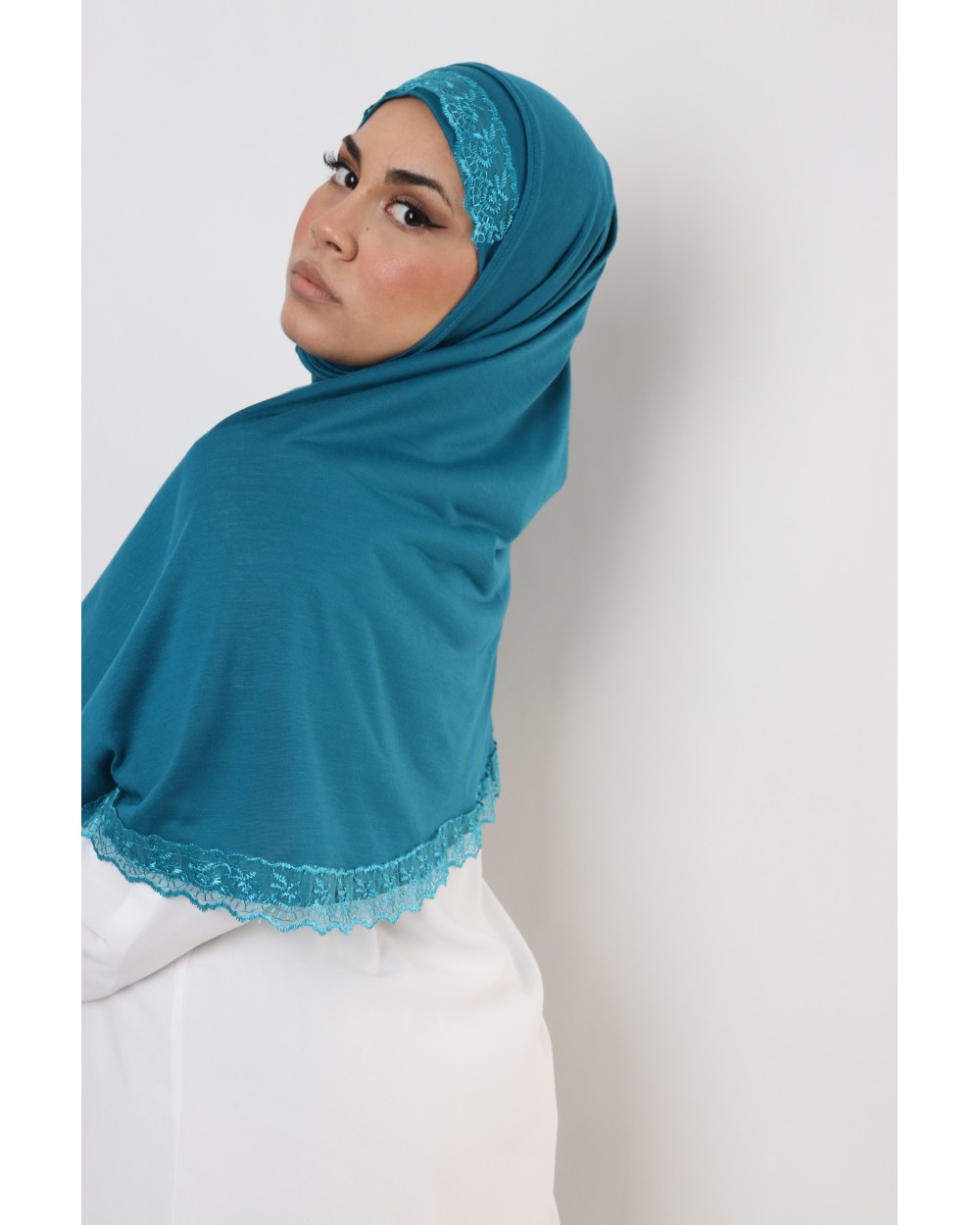 Hijab 2 pieces Lace