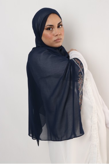Hijab Dima mousseline strass