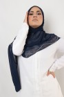 Hijab Dima mousseline strass