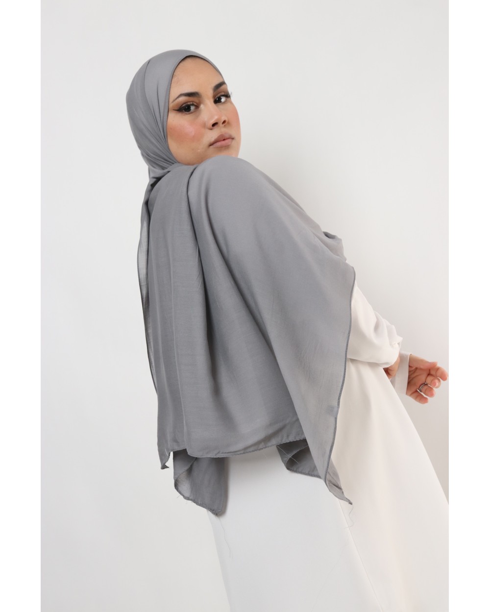 Maxi Foulard Glossy classique uni