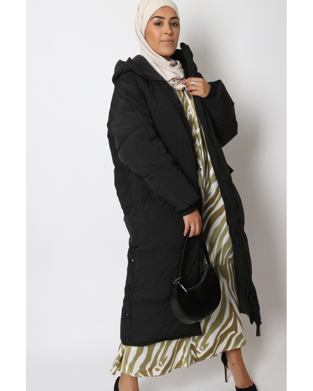 Maxi Doudoune longue capuche