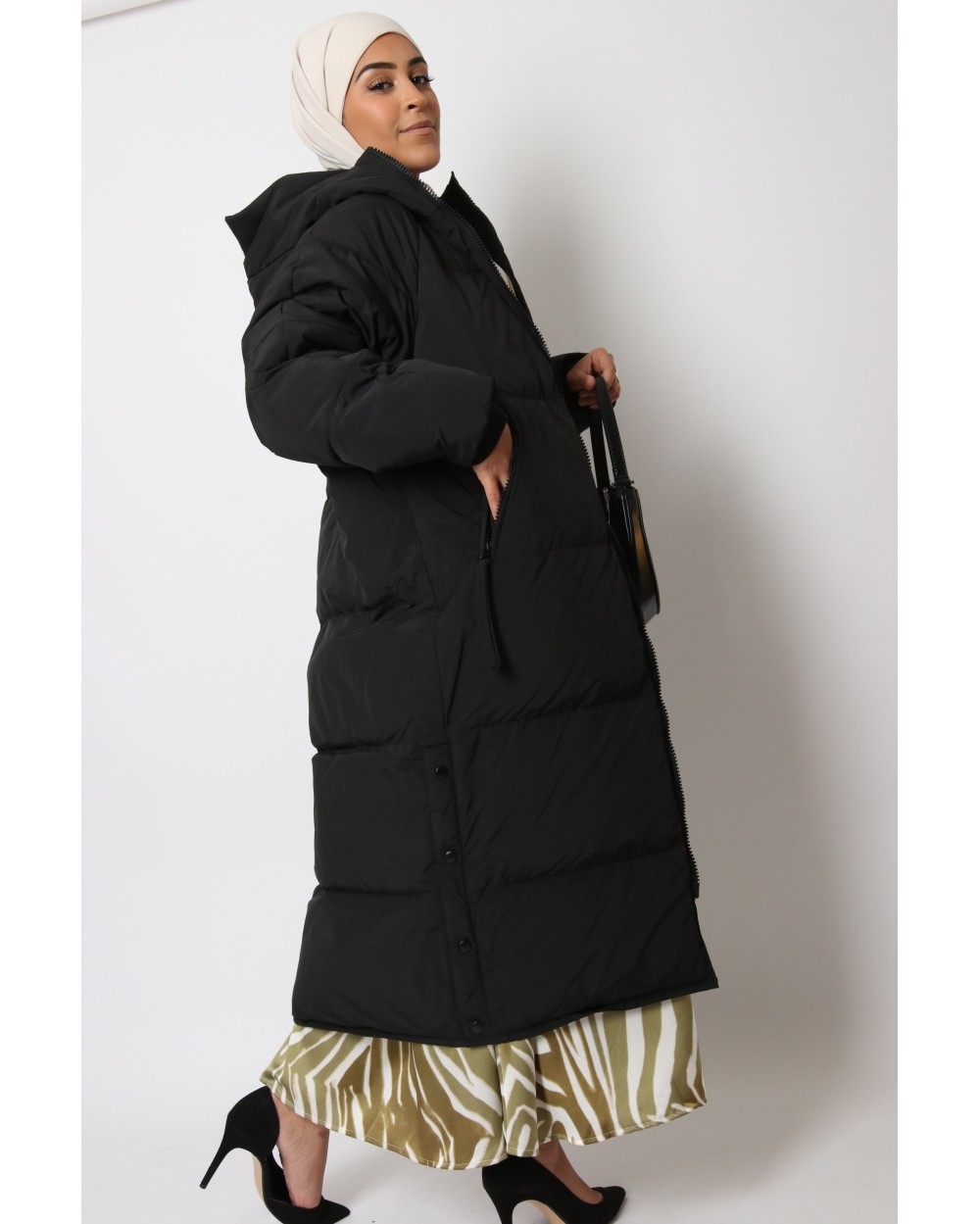 Maxi Doudoune longue capuche