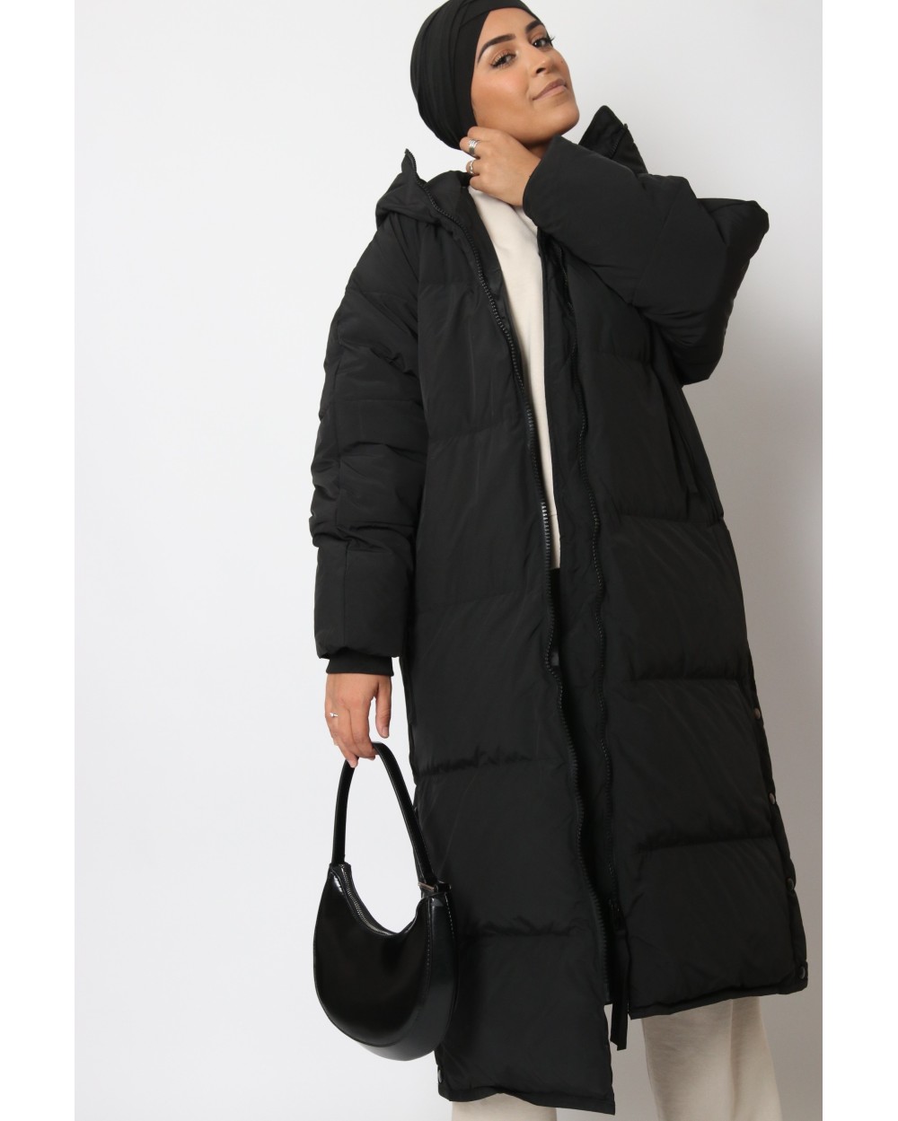 Maxi Doudoune longue capuche