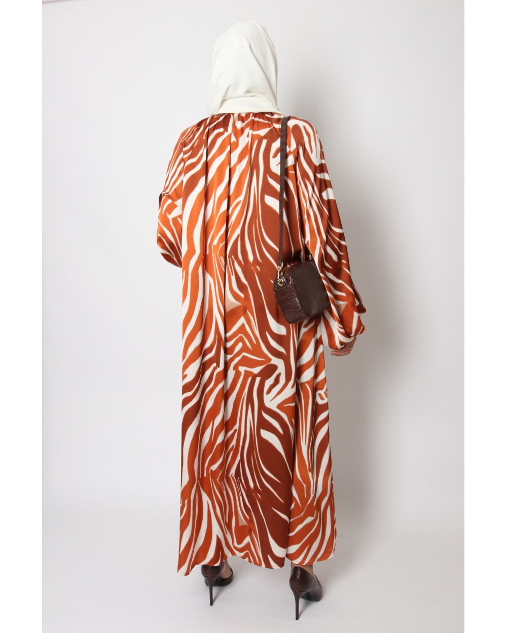 Neyla long printed dress