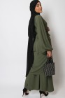 Abaya kimono pan soie de médine