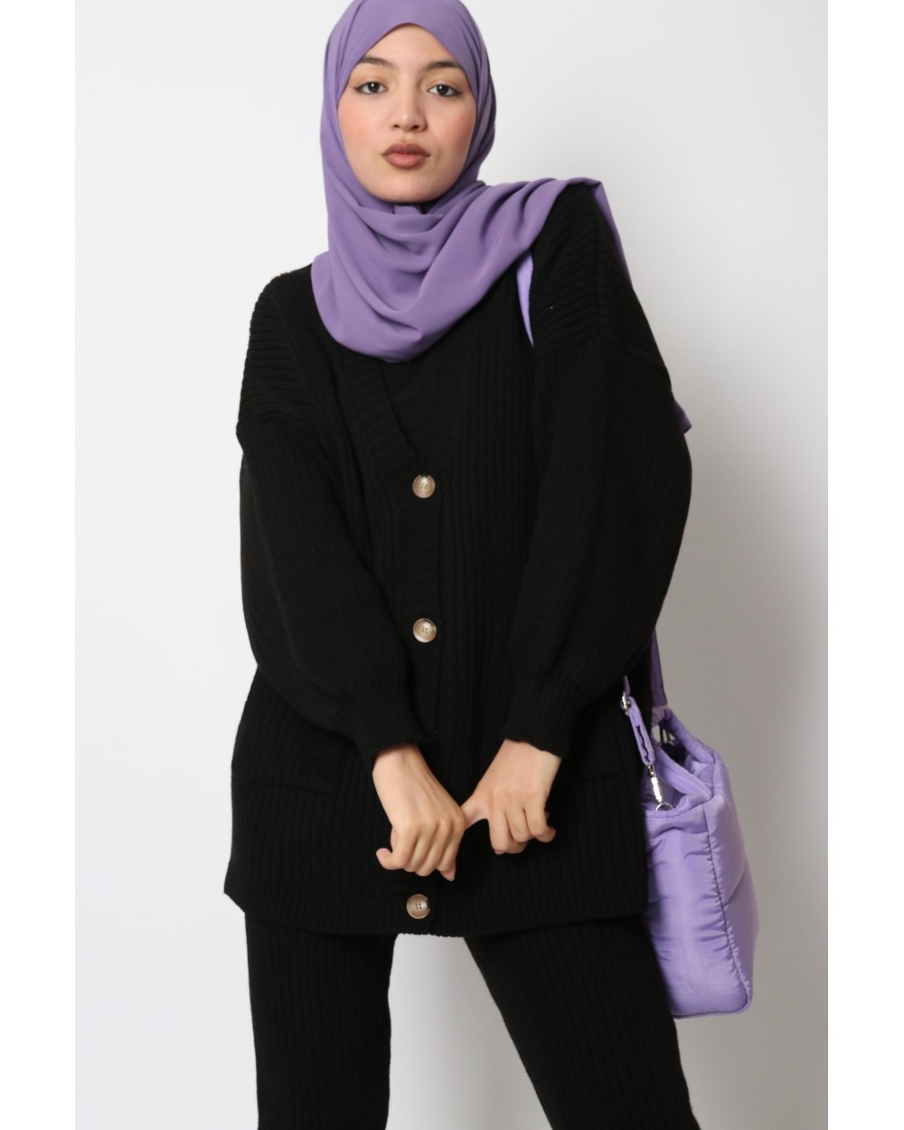 Ensemble pantalon maille hiver