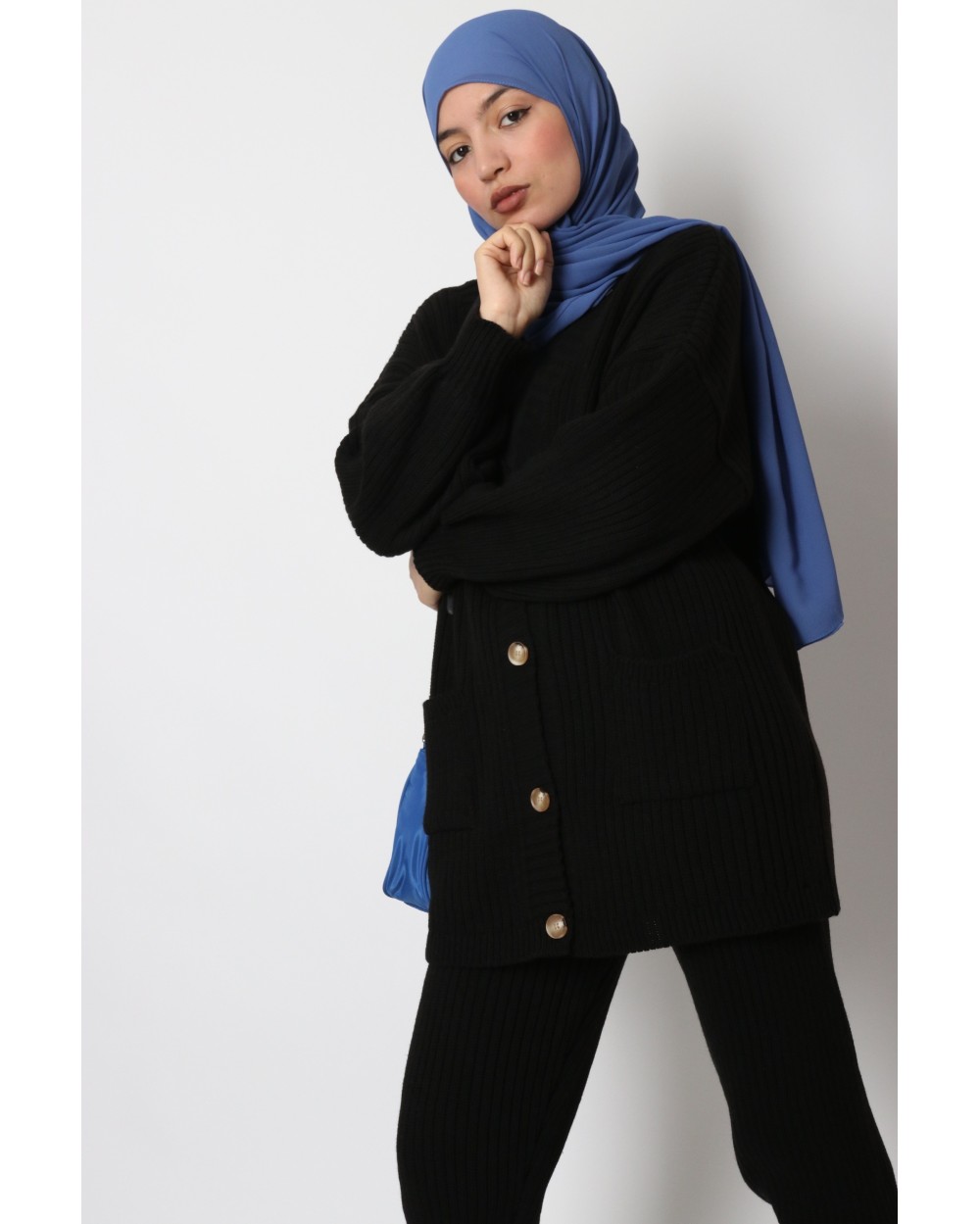 Ensemble pantalon maille hiver