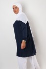 Triana crepe tunic pleated large size