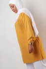 Triana crepe tunic pleated large size