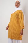 Triana crepe tunic pleated large size