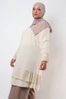Typhoon tunic large crepe