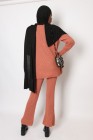 Flared trouser knit set