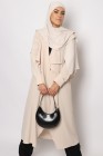 Trench long fluide pour femme