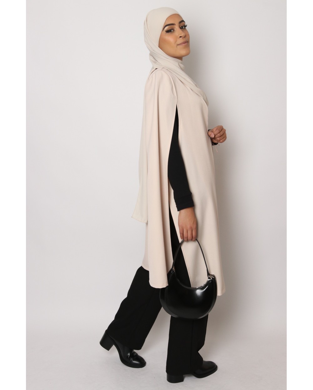 Cape charlyse mi-longue