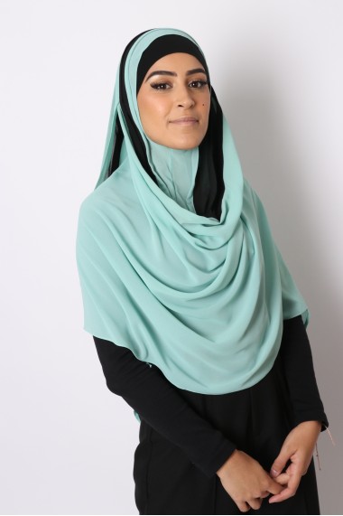 Hijab Style bicolor for...