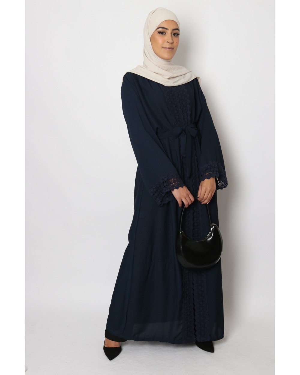 Kimono Sawsanne dentelle ton sur ton