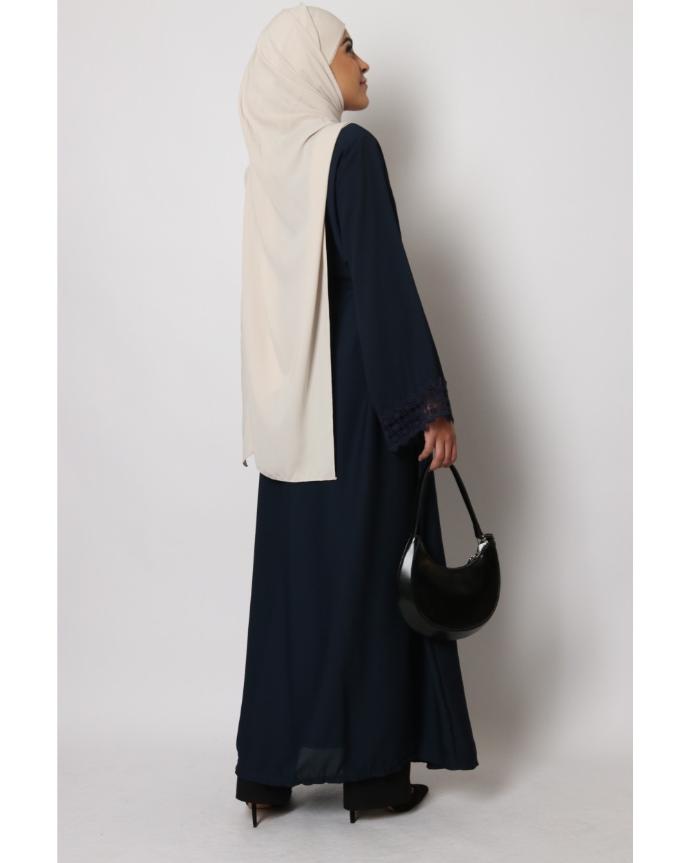 Kimono Sawsanne dentelle ton sur ton